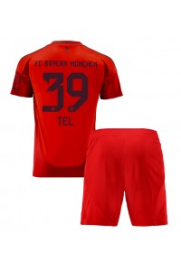 Bayern Munich Mathys Tel #39 Babytruitje Thuis tenue Kind 2024-25 Korte Mouw (+ Korte broeken)